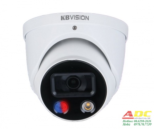 Camera IP Dome AI Full Color báo động chủ động 4.0 Megapixel KBVISION KX-CAiF4004N-TiF-A